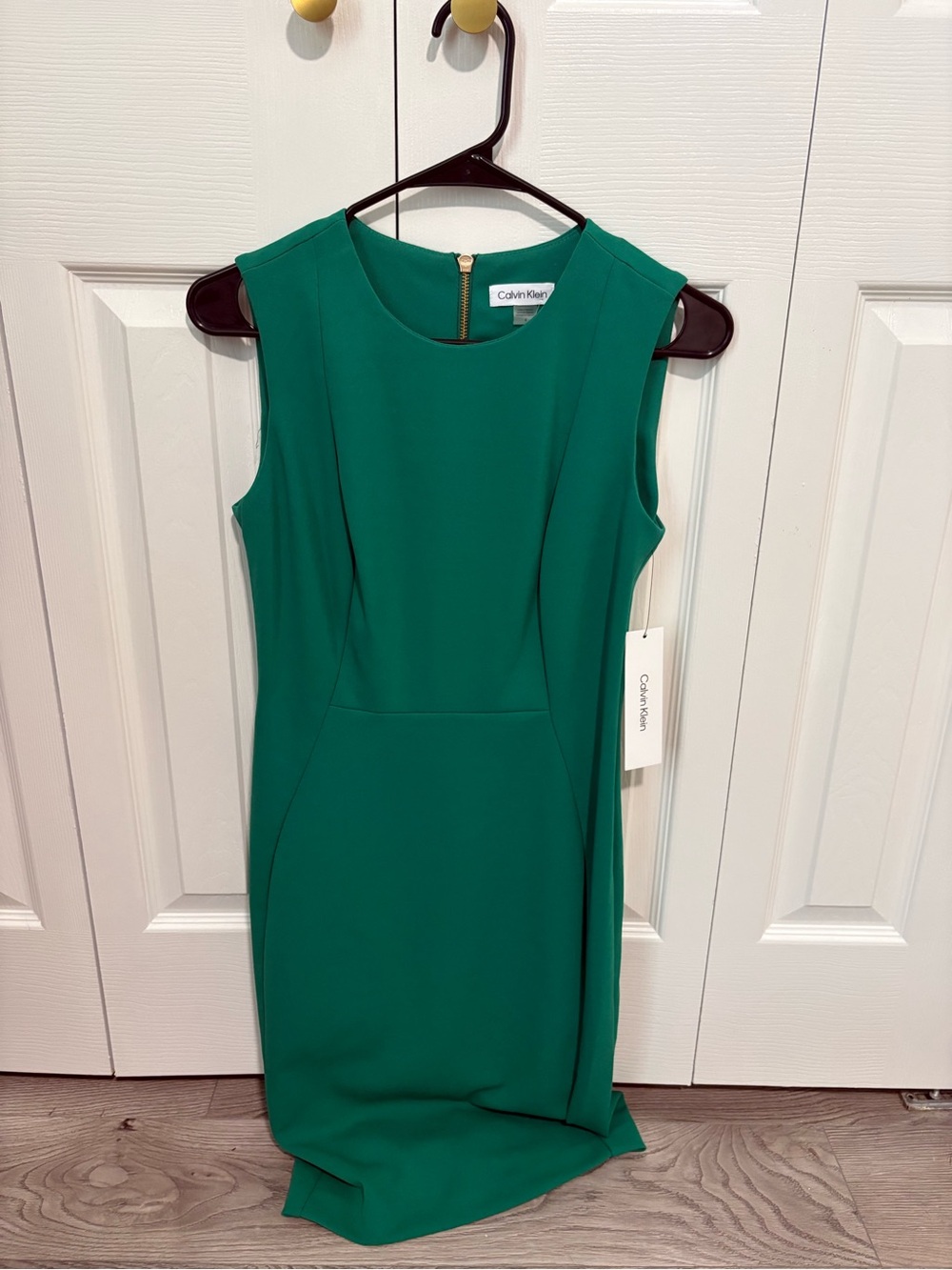 Calvin Klein Women's Emerald Green Dress